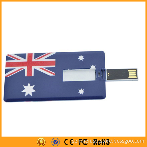 Wholesale Ultra Slim Plastic Credit Card Pen Drive 8GB 16GB 32GB